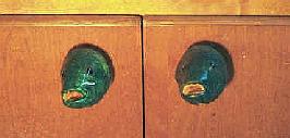 Fish head drawer handles